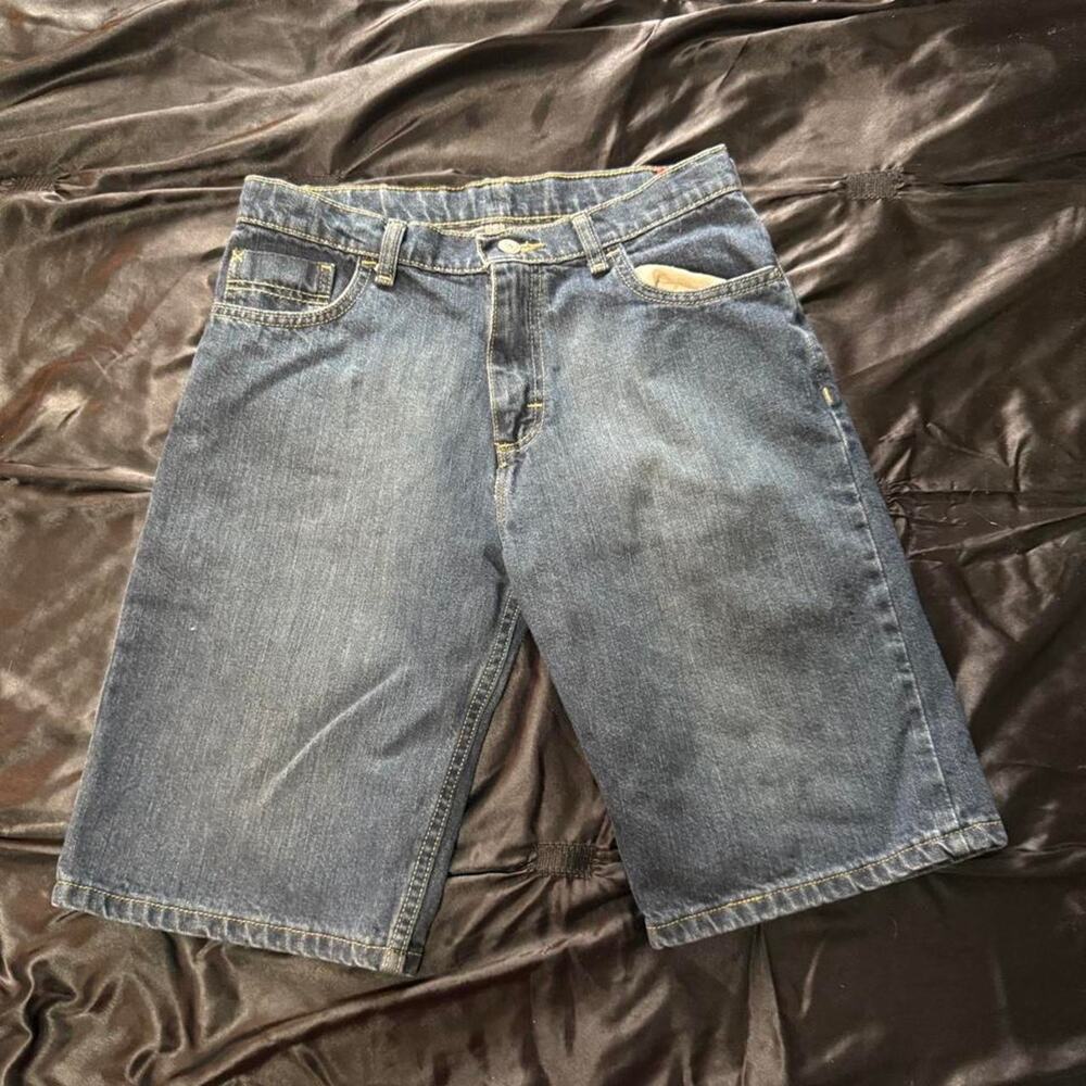 Wrangler y2k baggy denim shorts